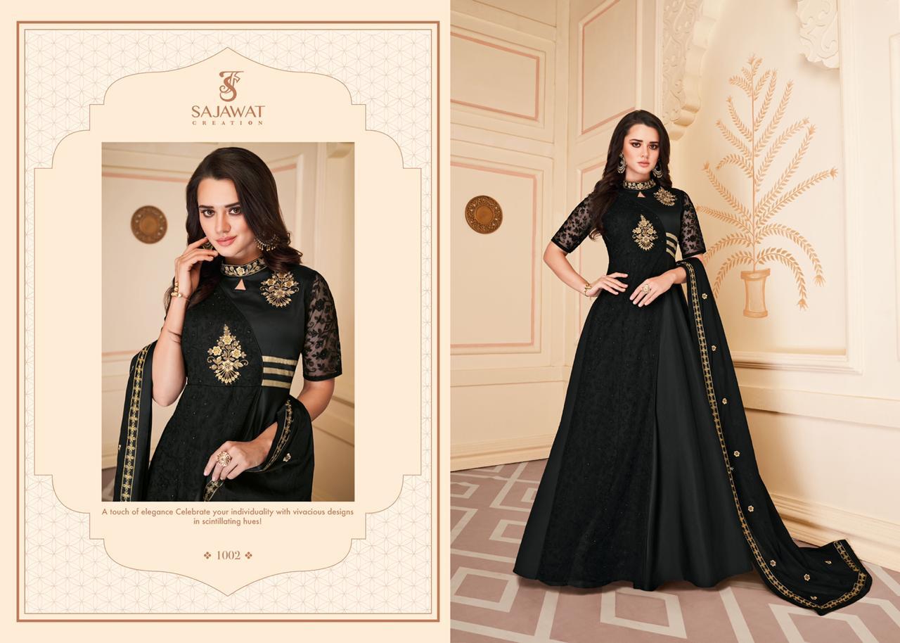 Sajawat Siphora Vol 1 Designer Readymade Long Gown