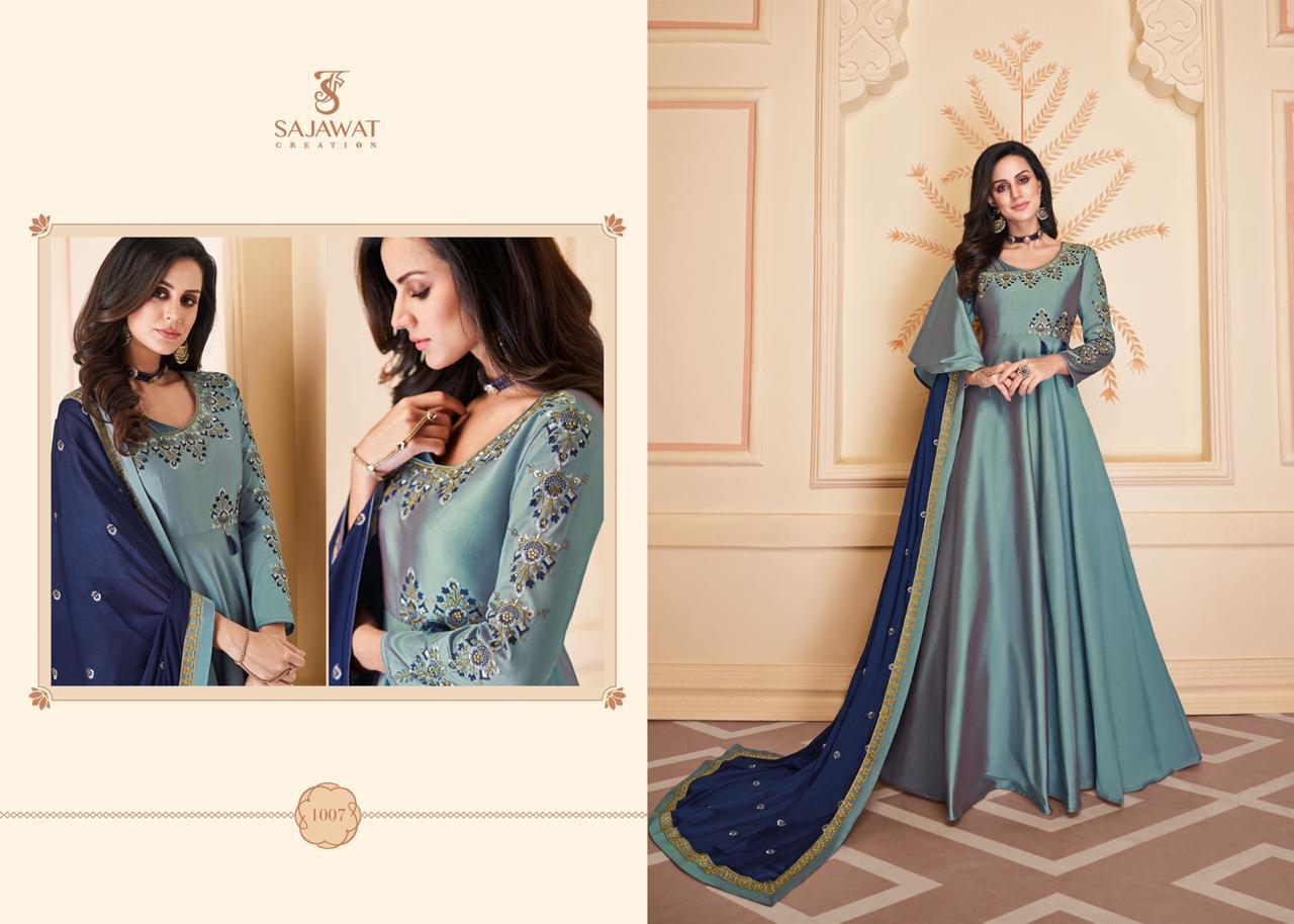 Sajawat Siphora Vol 1 Designer Readymade Long Gown