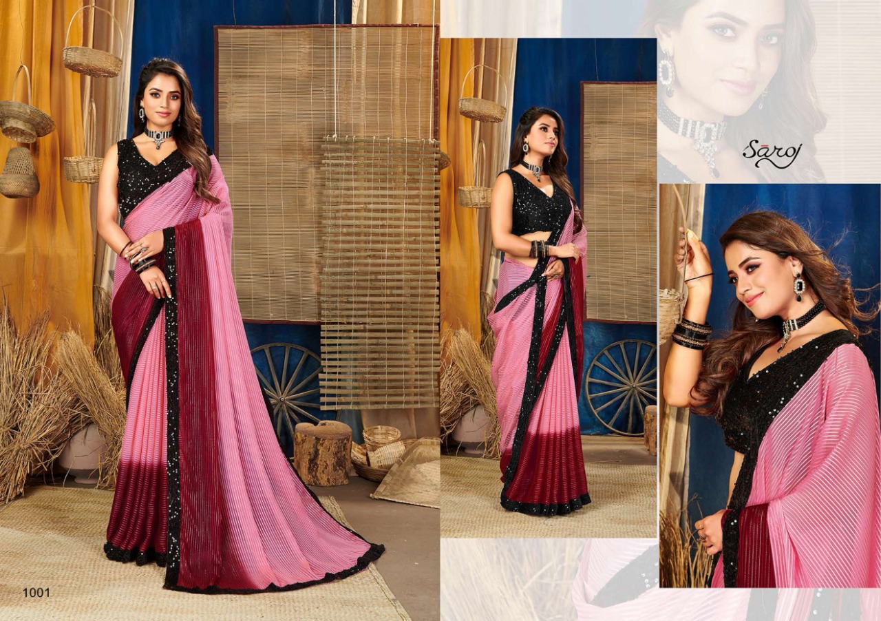 Saroj Presents Bollywood Designer Sarees Collection
