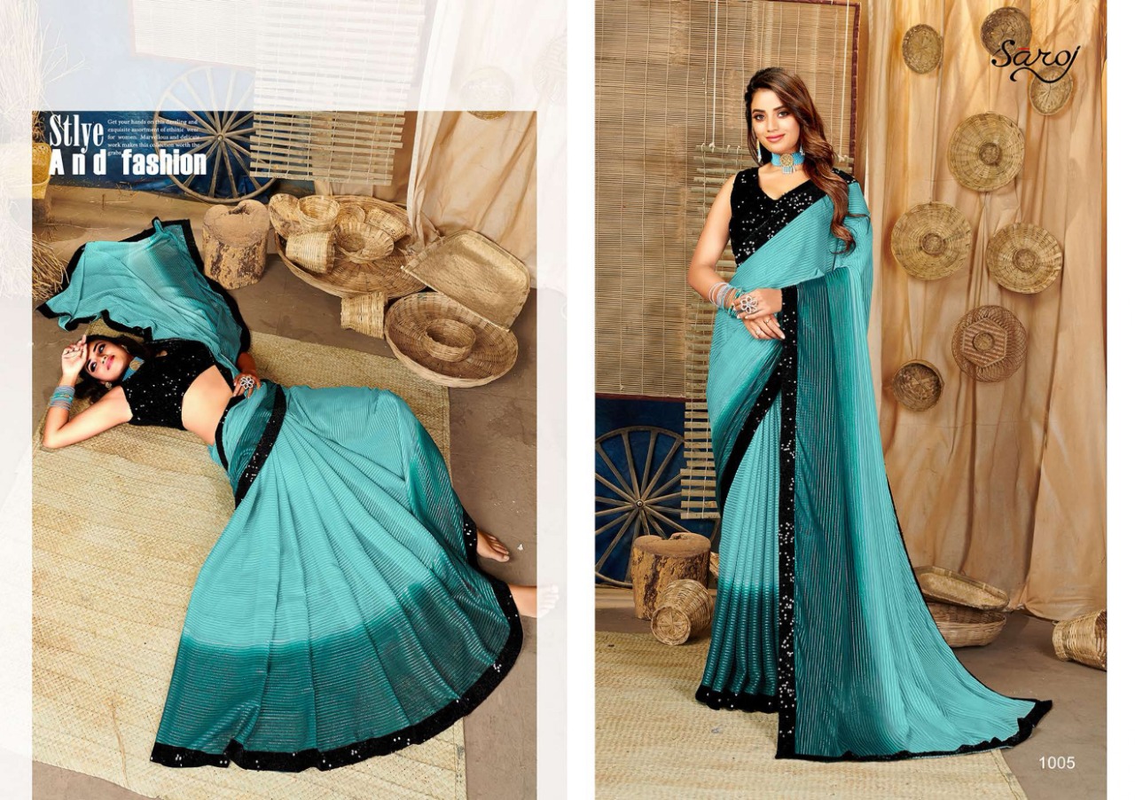 Saroj Presents Bollywood Designer Sarees Collection