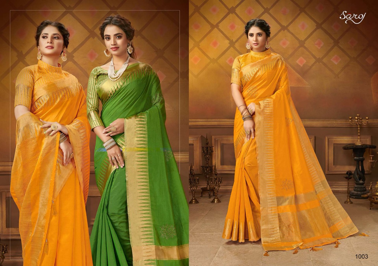 Saroj Presents Juhi Festive Wear Sarees Collection