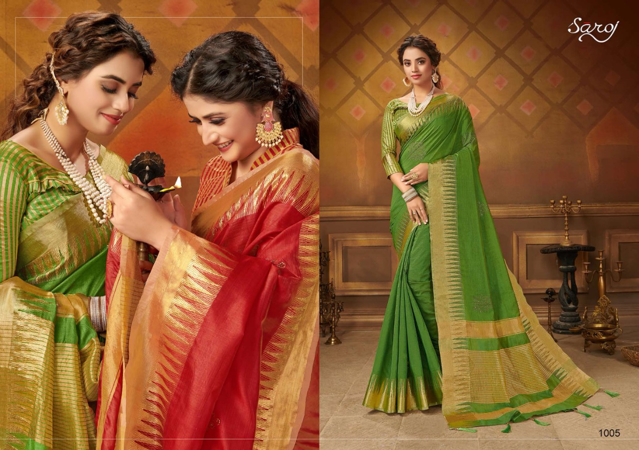 Saroj Presents Juhi Festive Wear Sarees Collection