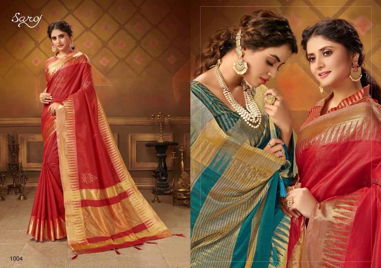 Saroj Presents Juhi Festive Wear Sarees Collection