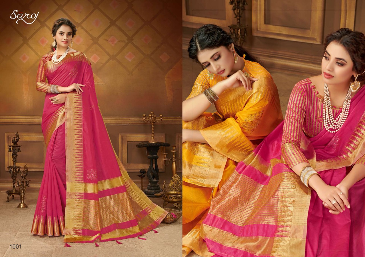 Saroj Presents Juhi Festive Wear Sarees Collection