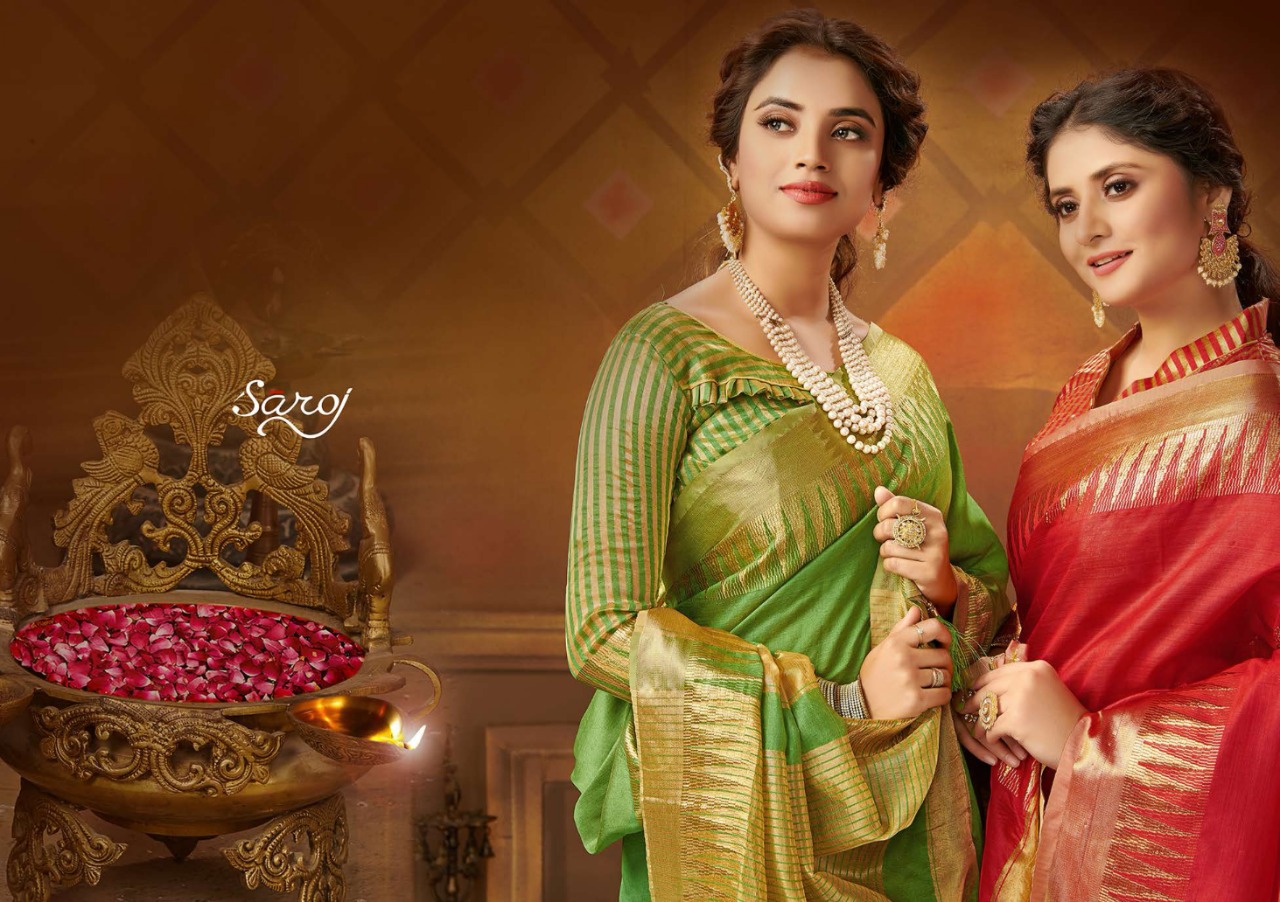 Saroj Presents Juhi Festive Wear Sarees Collection