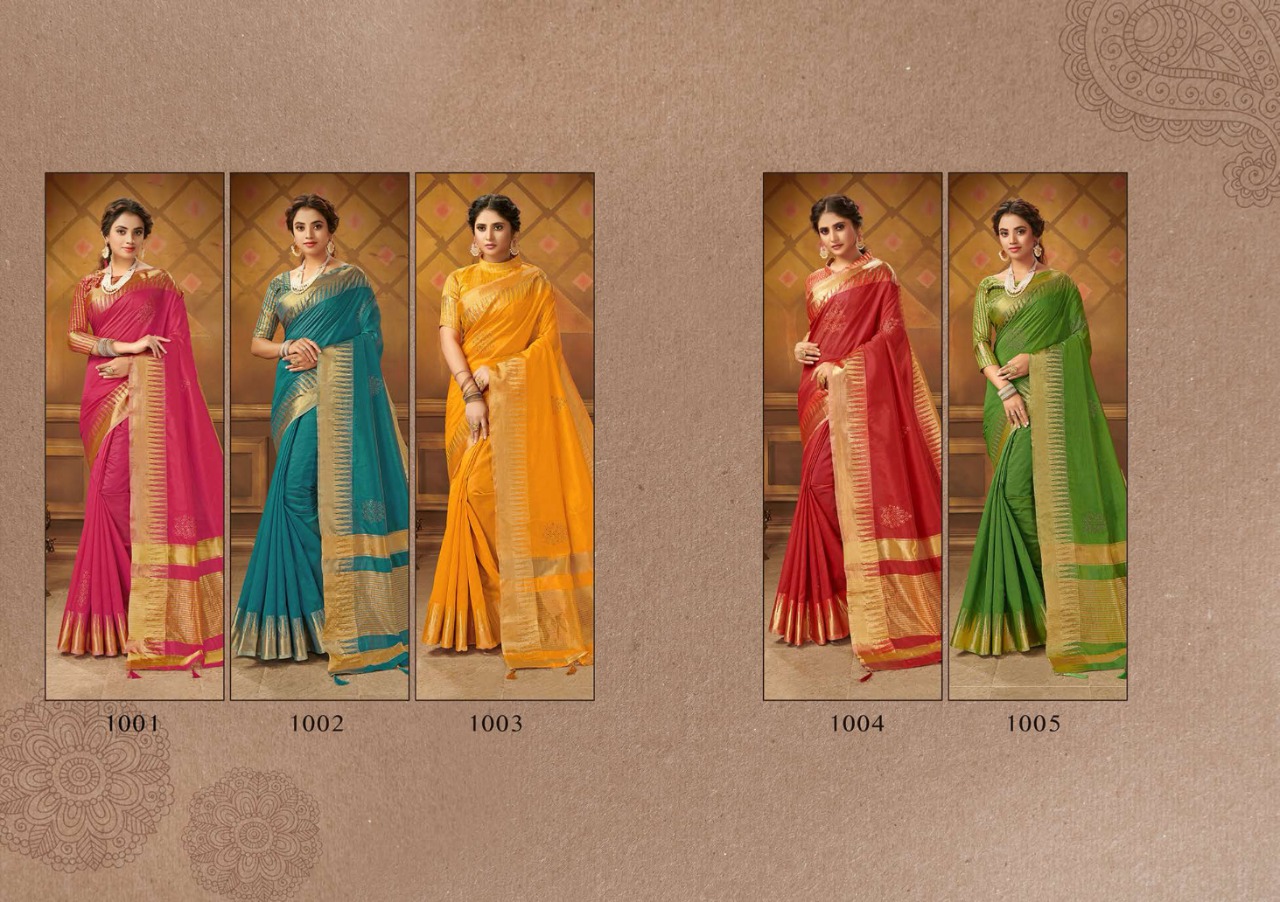 Saroj Presents Juhi Festive Wear Sarees Collection
