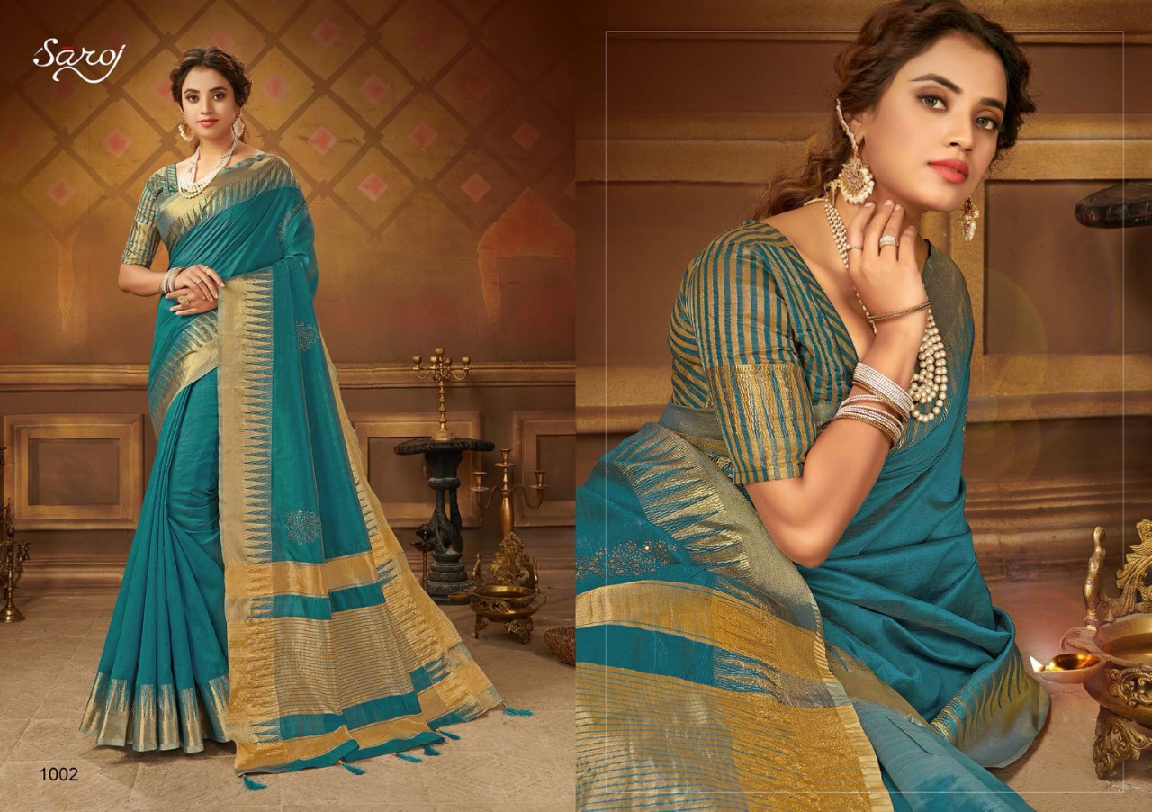 Saroj Presents Juhi Festive Wear Sarees Collection