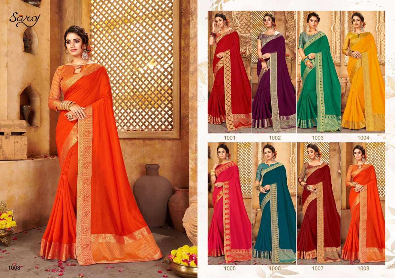 Saroj  Presents  Tabassum  Festive Wear Silk Sarees Collection