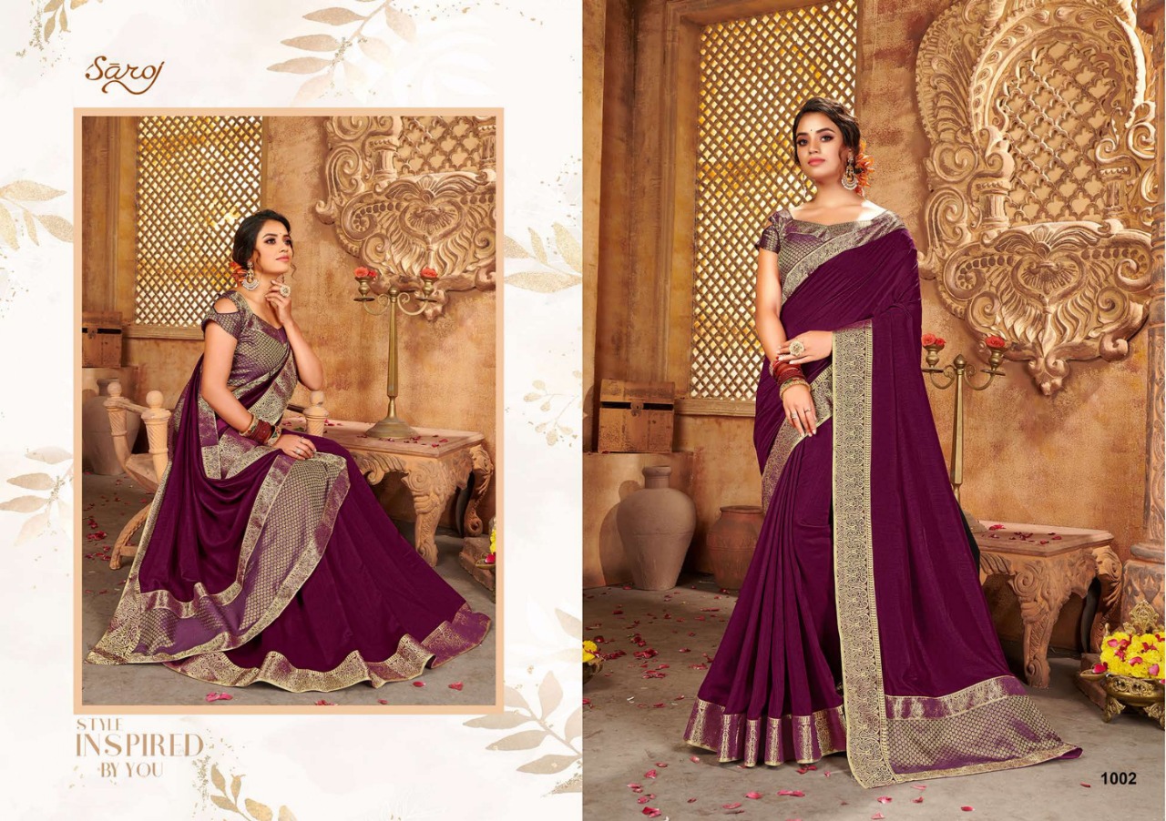 Saroj  Presents  Tabassum  Festive Wear Silk Sarees Collection