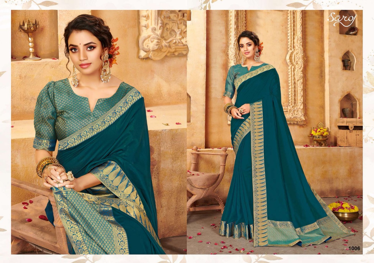 Saroj  Presents  Tabassum  Festive Wear Silk Sarees Collection