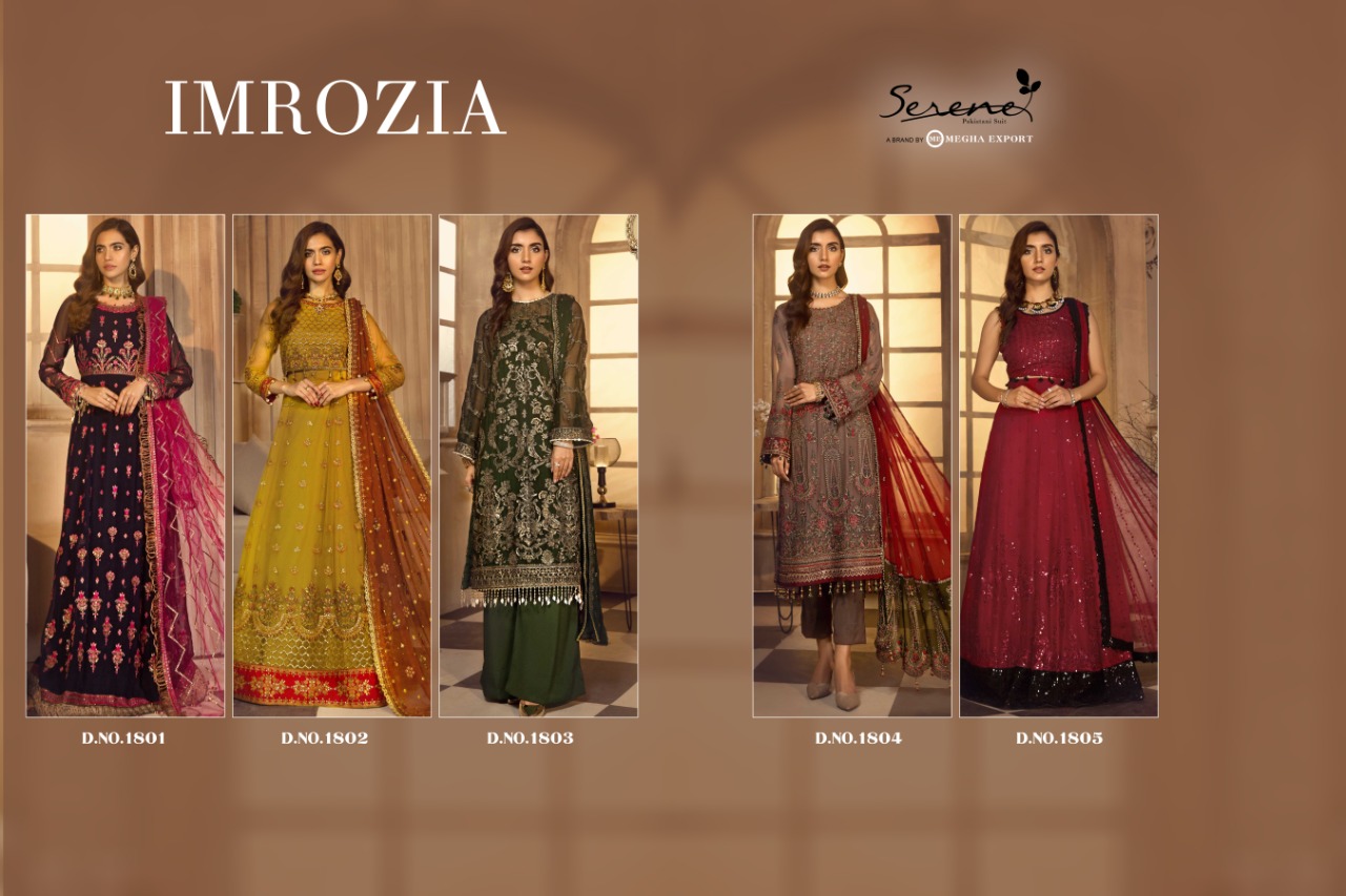 Serene Presents Imrozia  Designer Pakistani Salwar Suits