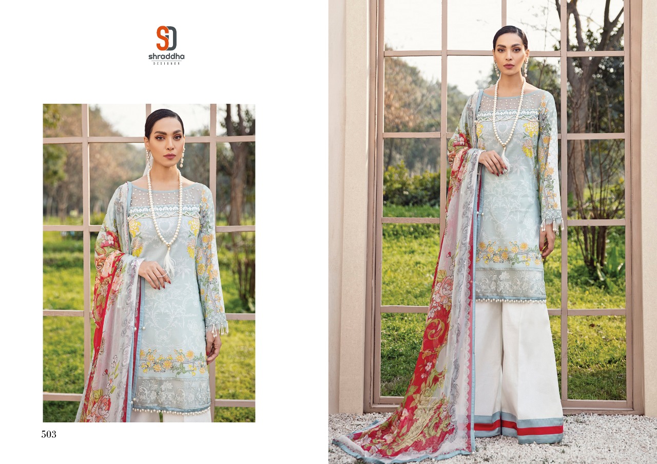 Shraddha Presents Vintage Vol  5 Printed Karachi Dress Materials