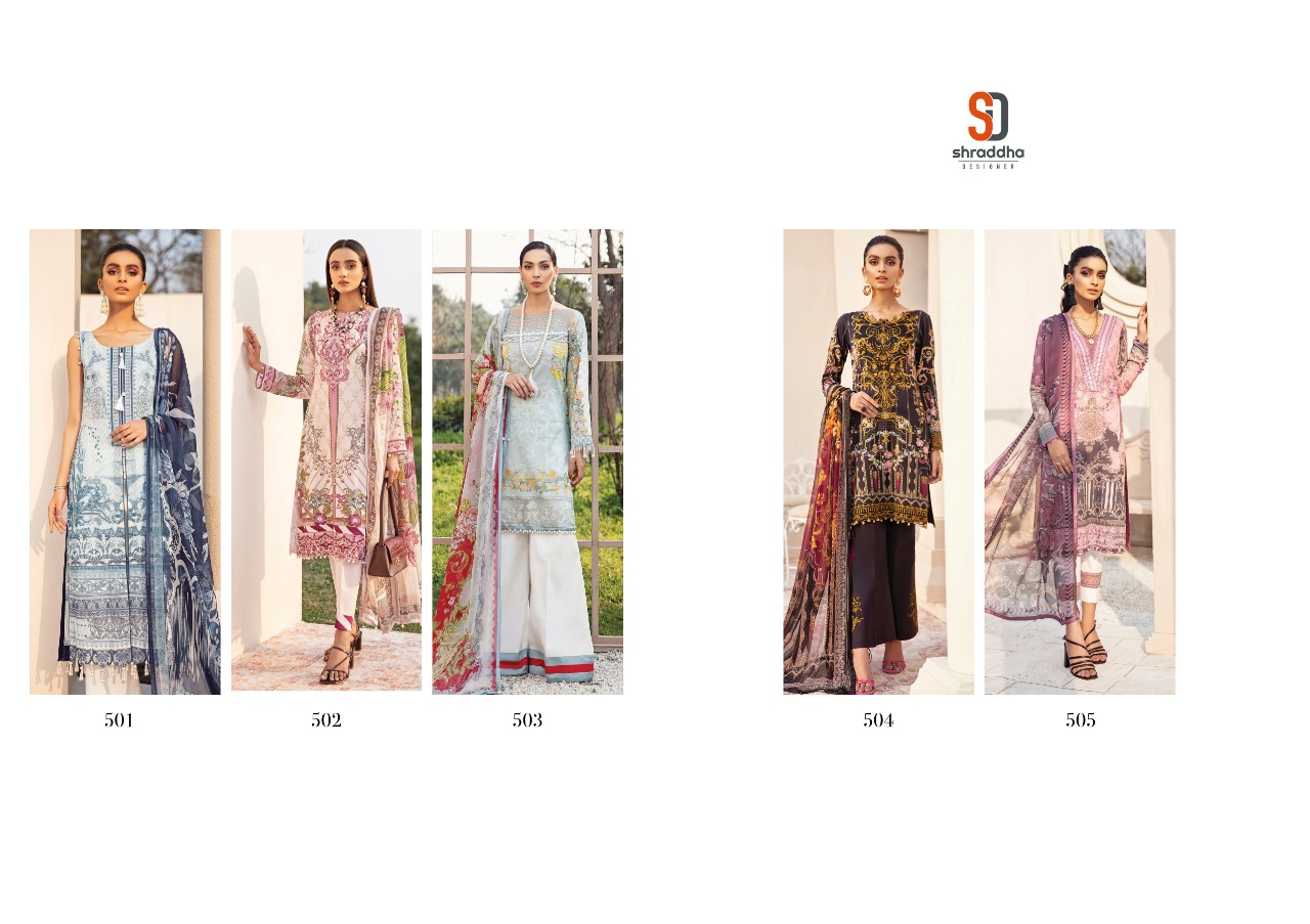 Shraddha Presents Vintage Vol  5 Printed Karachi Dress Materials