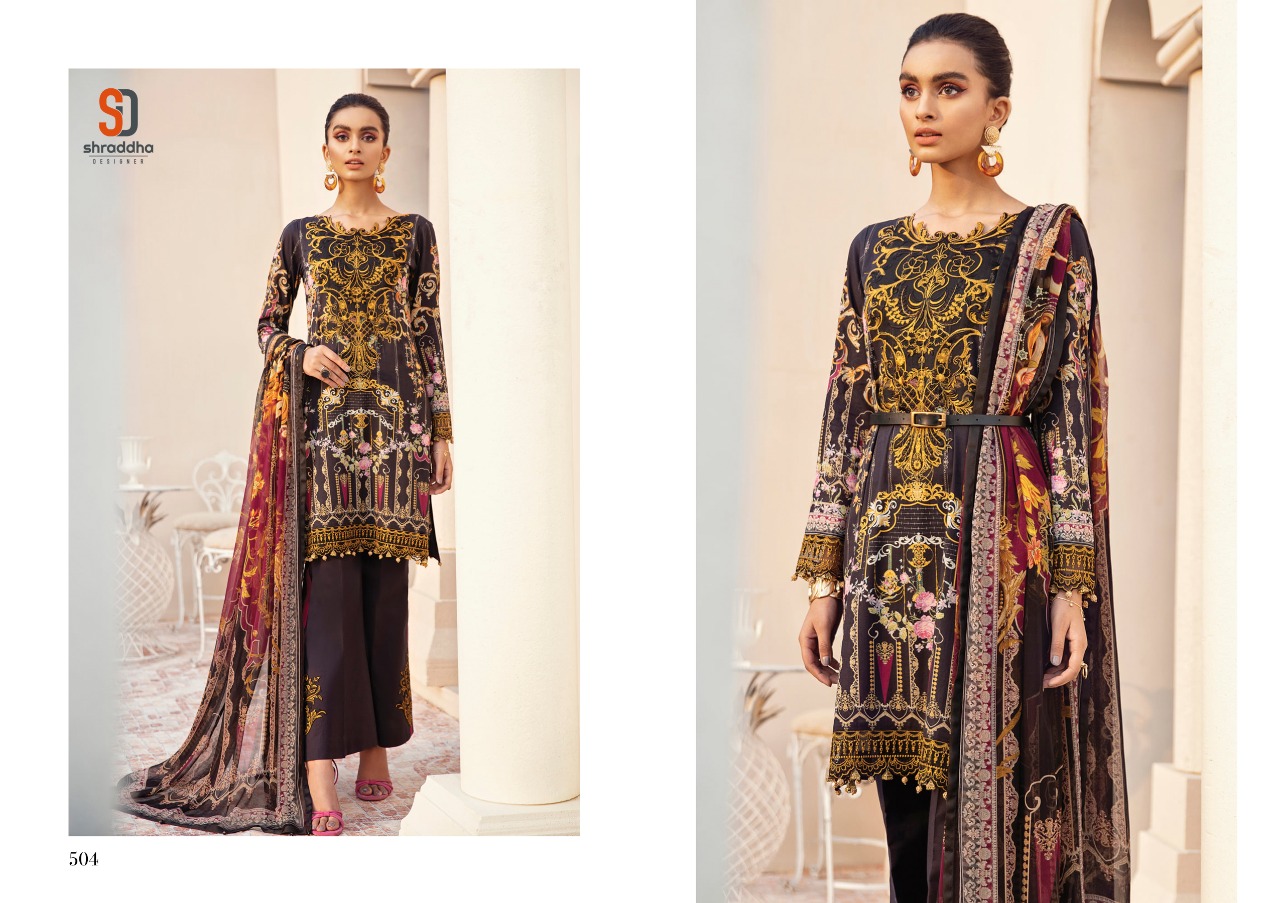 Shraddha Presents Vintage Vol  5 Printed Karachi Dress Materials