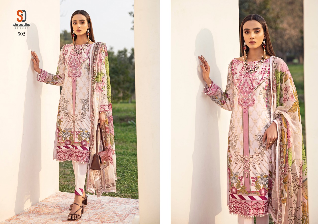 Shraddha Presents Vintage Vol  5 Printed Karachi Dress Materials