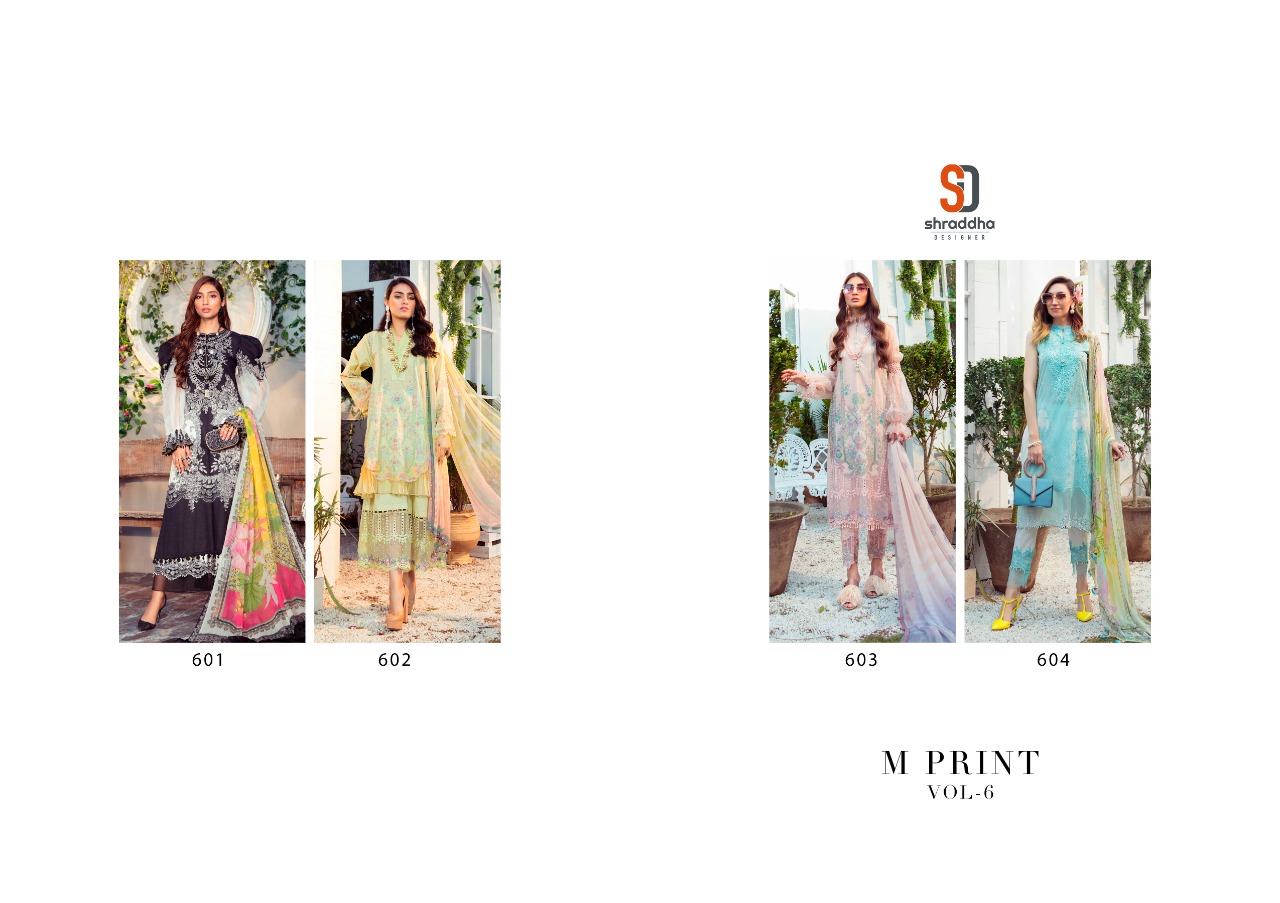 Shraddha Presents Mprint Vol 6 Pakistani Salwar Suit Collection