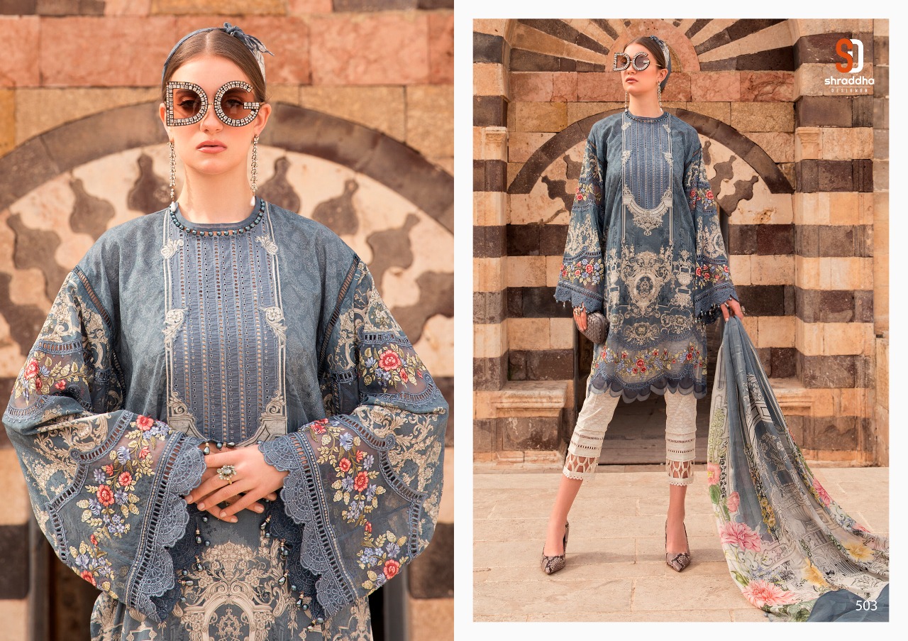 Shraddha Presents Maria B Lawn Vol 1 Pakistani Salwar Suits Collection