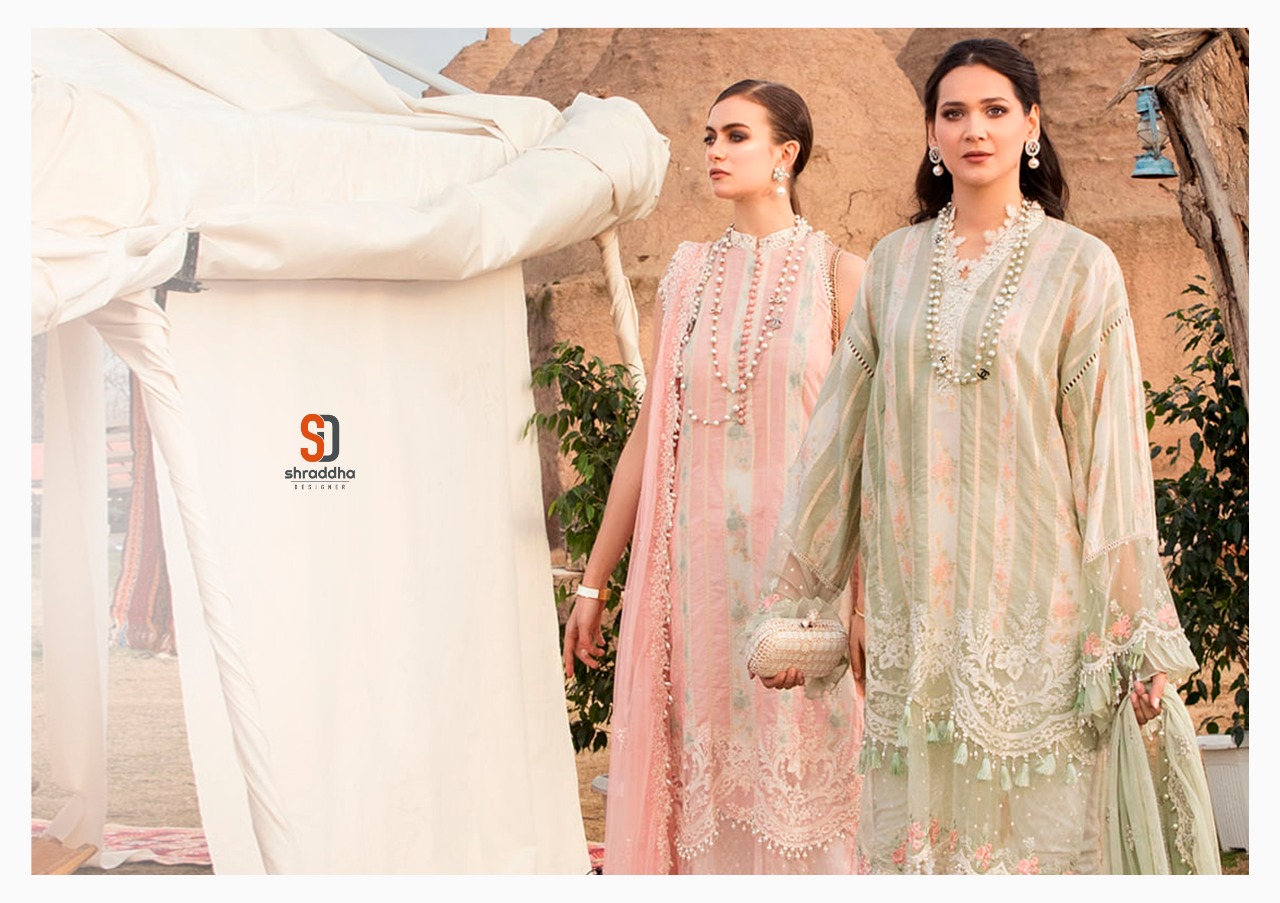 Shraddha Presents Maria B Lawn Vol 1 Pakistani Salwar Suits Collection