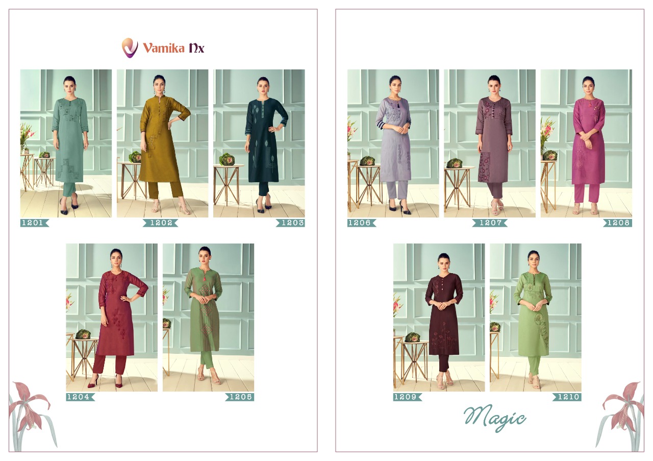 Vamika Presents Magic Kurti With Bottom Collection