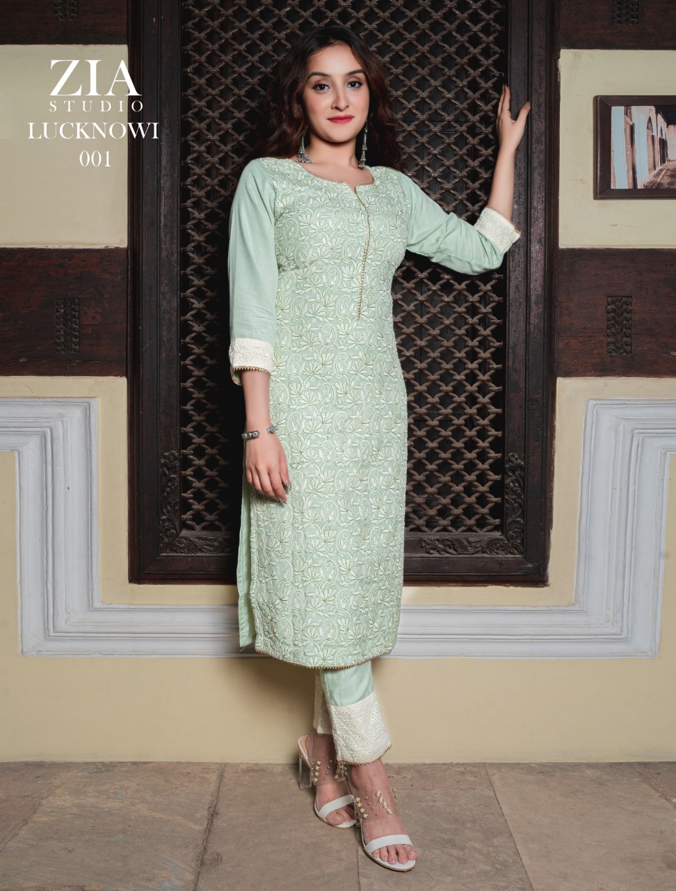 Zia Presents Lucknowi  Fancy Designer Kurtis Collection