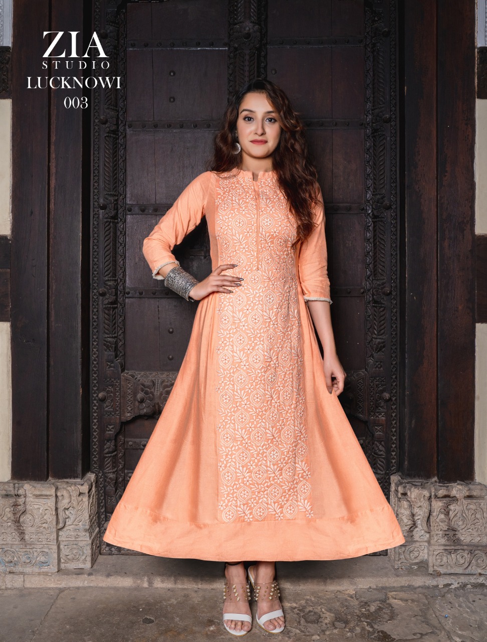 Zia Presents Lucknowi  Fancy Designer Kurtis Collection