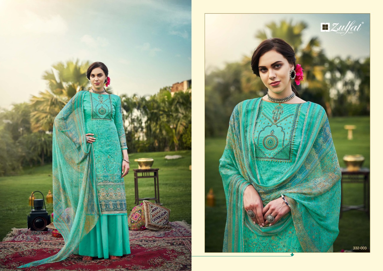 Zulfat Presents Hasrat Summer Dress  Pure Cotton Dress Material