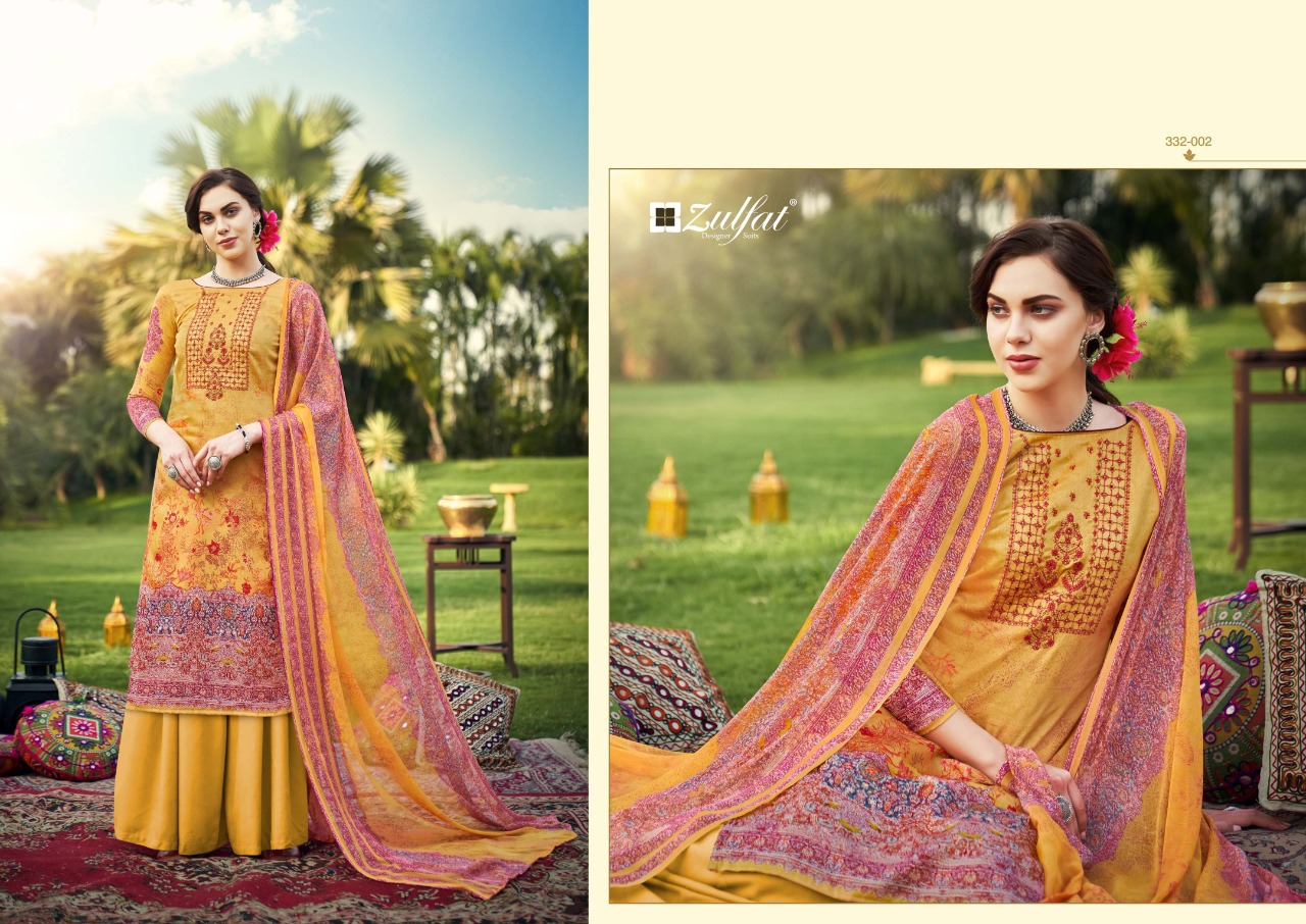 Zulfat Presents Hasrat Summer Dress  Pure Cotton Dress Material