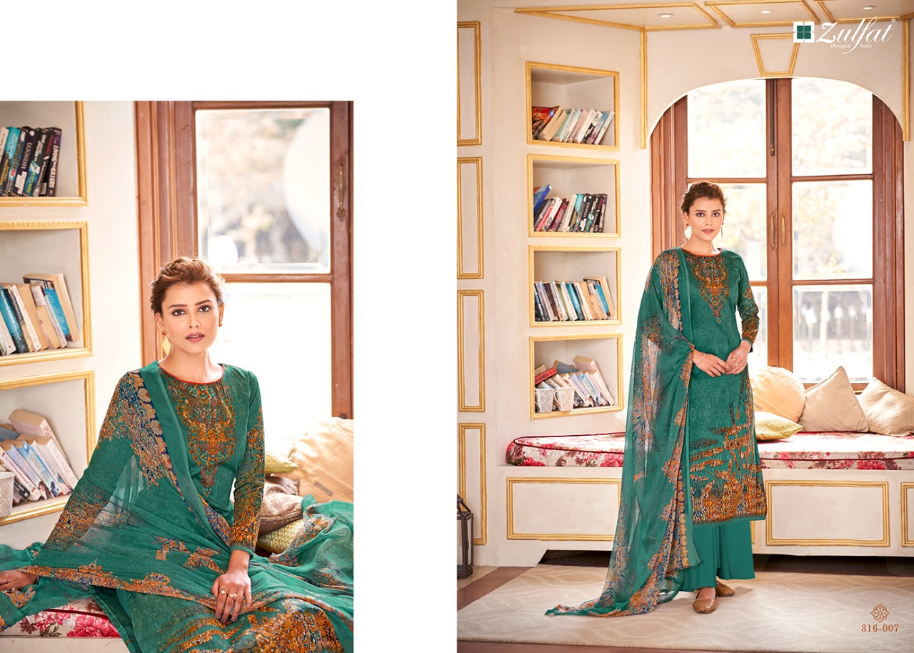 Zulfat  Presents  Antara Designer Dress Material