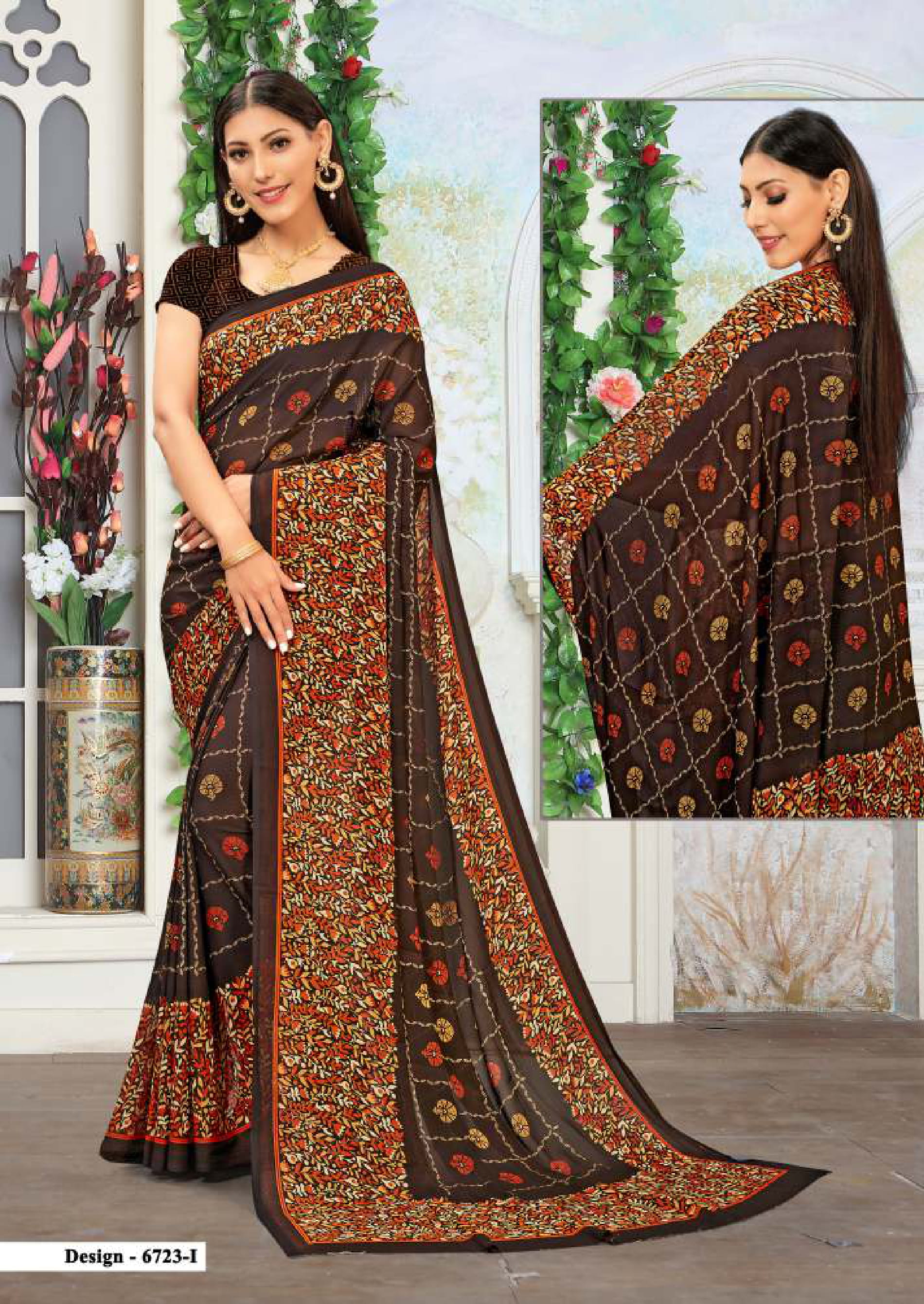 Kodas Presents Pankhuri Plus Vol 25 Printed Saree Collection