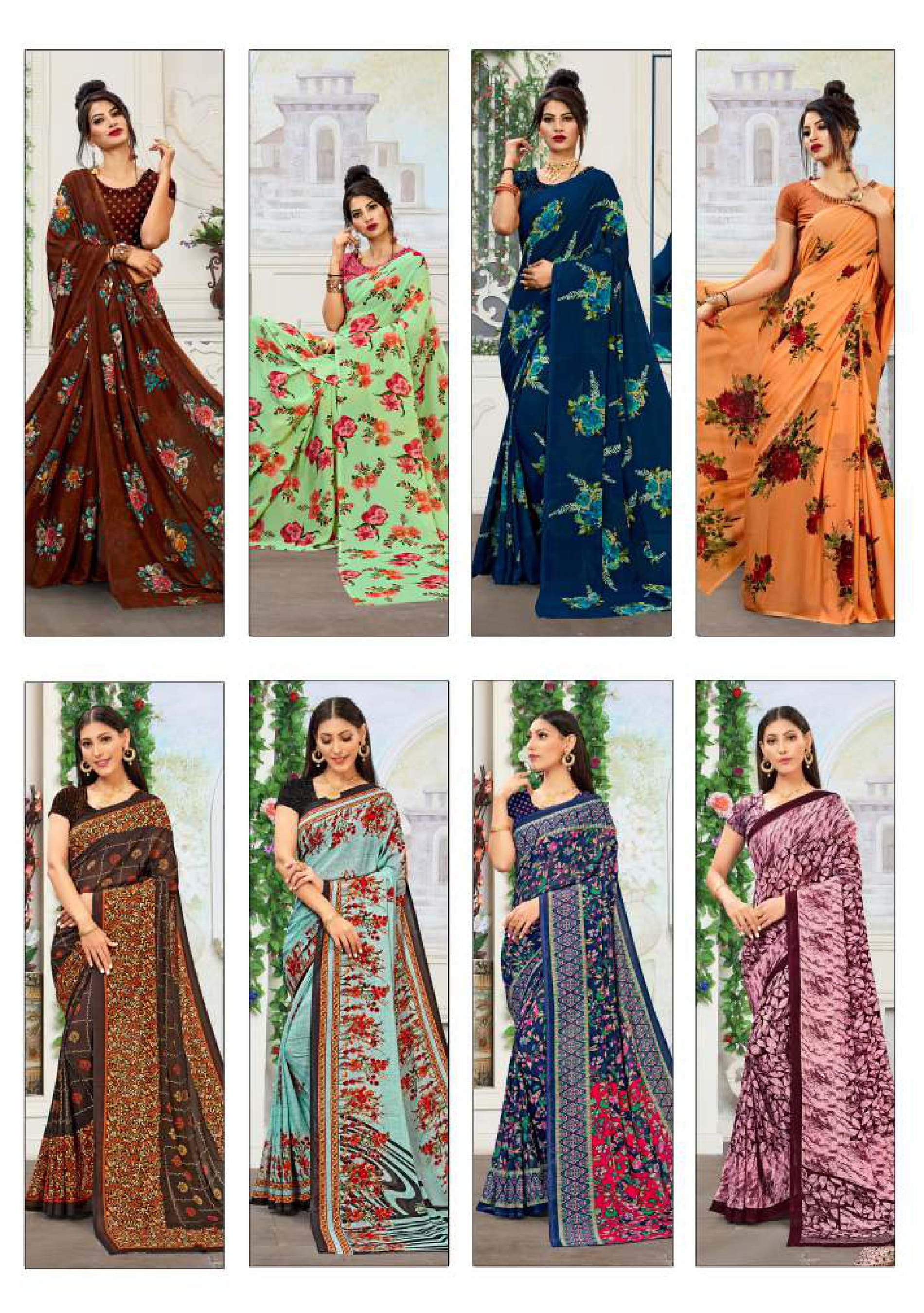 Kodas Presents Pankhuri Plus Vol 25 Printed Saree Collection