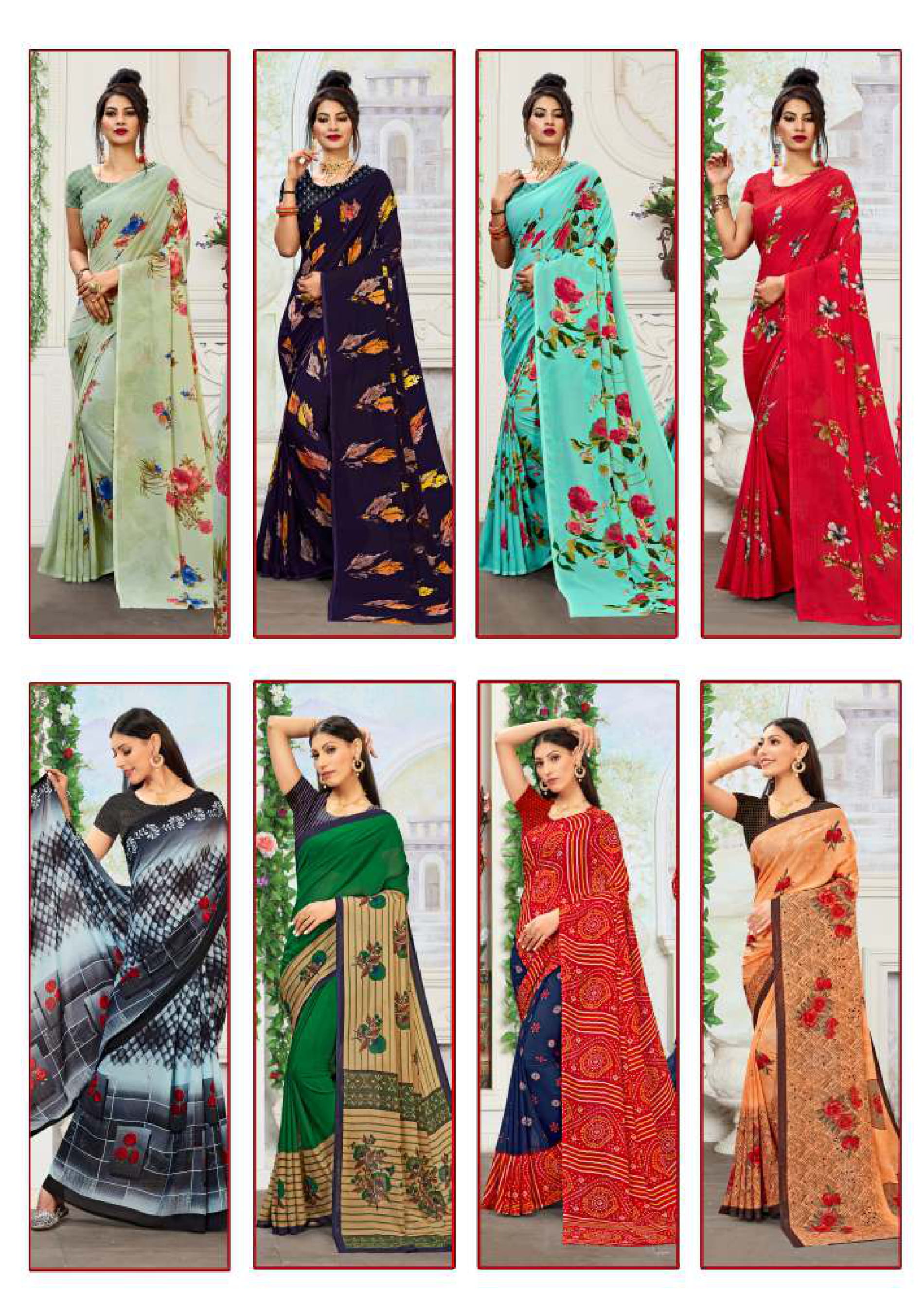 Kodas Presents Pankhuri Plus Vol 25 Printed Saree Collection
