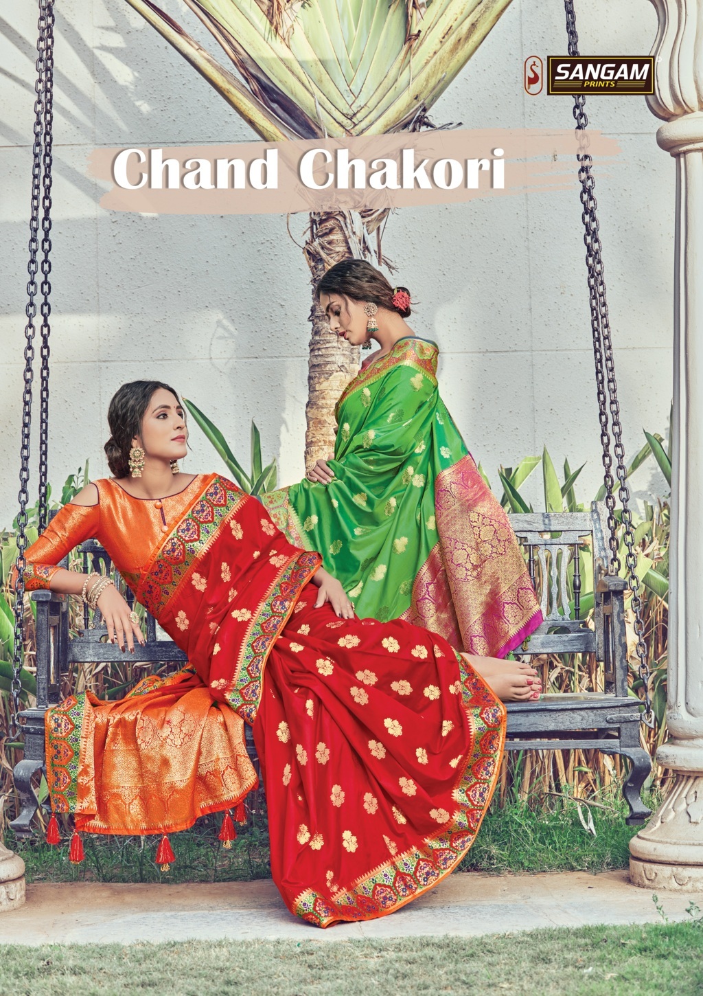 Sangam Presents Chand Chakori Zari Weaving Pure Silk Sarees