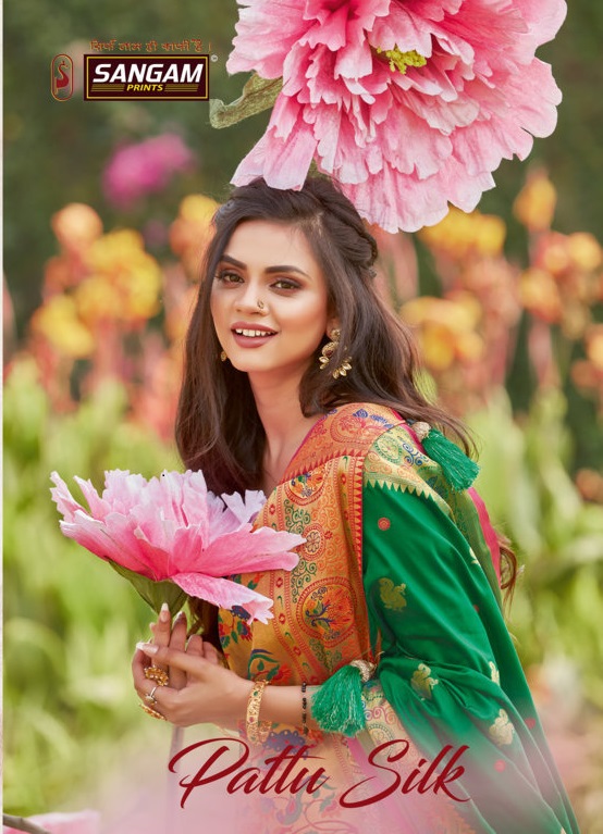 Sangam Presents Pattu Silk Pure Soft Silk Sarees