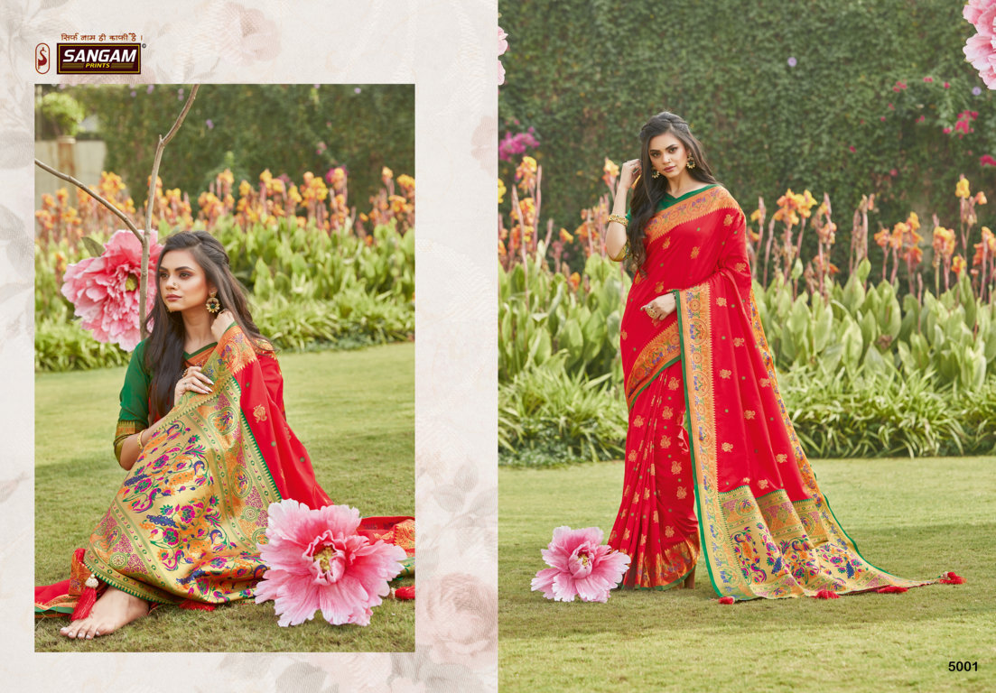 Sangam Presents Pattu Silk Pure Soft Silk Sarees
