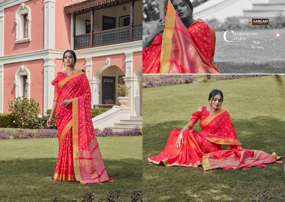 Sangam Presents Tara Sitara Vol-3 Handloom Silk Saree With Zari Weaving