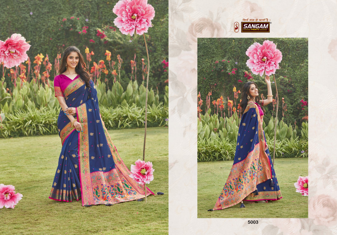 Sangam Presents Pattu Silk Pure Soft Silk Sarees