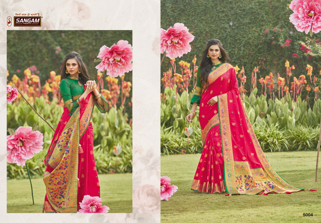 Sangam Presents Pattu Silk Pure Soft Silk Sarees