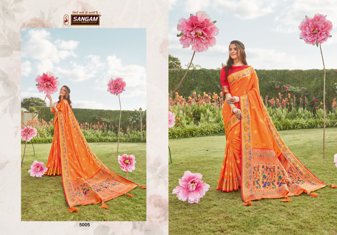 Sangam Presents Pattu Silk Pure Soft Silk Sarees