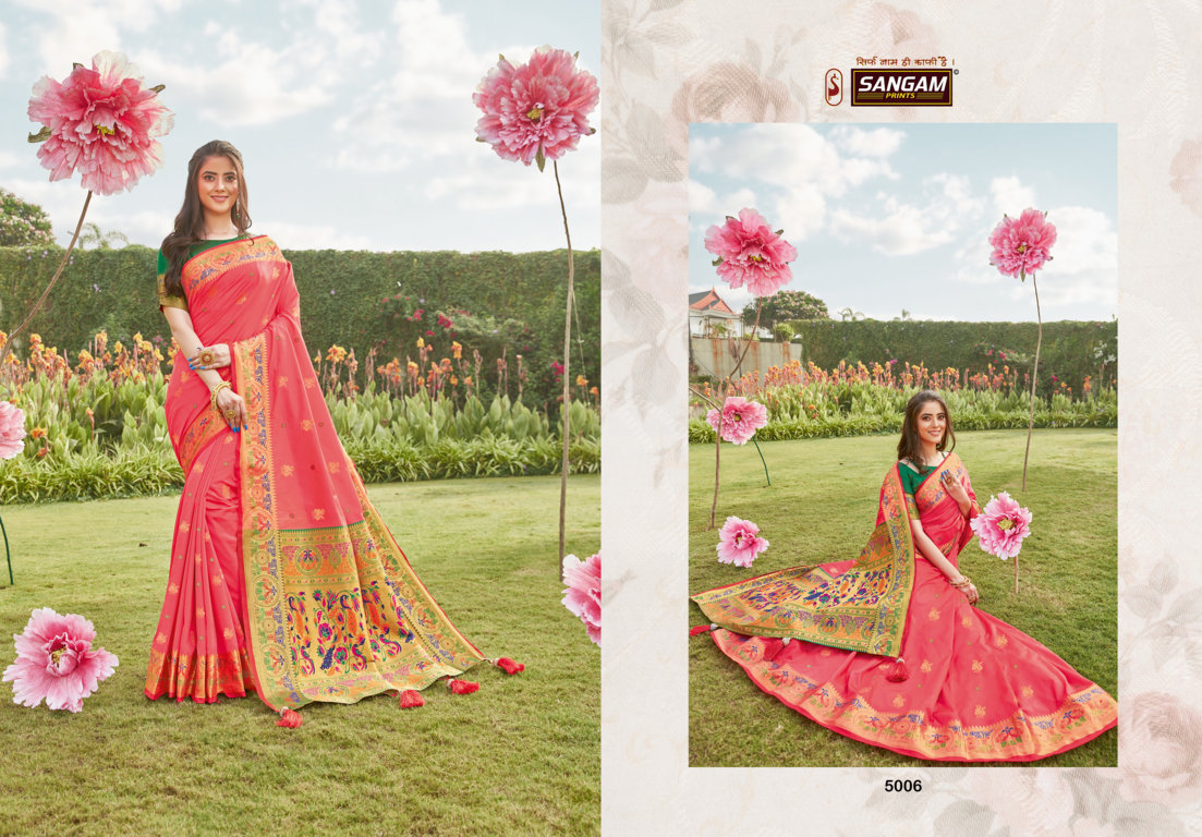 Sangam Presents Pattu Silk Pure Soft Silk Sarees