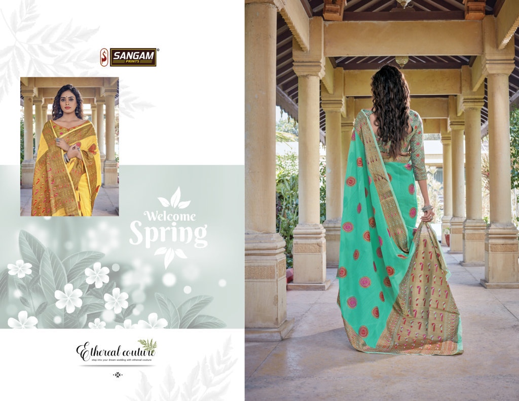 Sangam Presents Gautami Pure Handloom Cotton Sarees