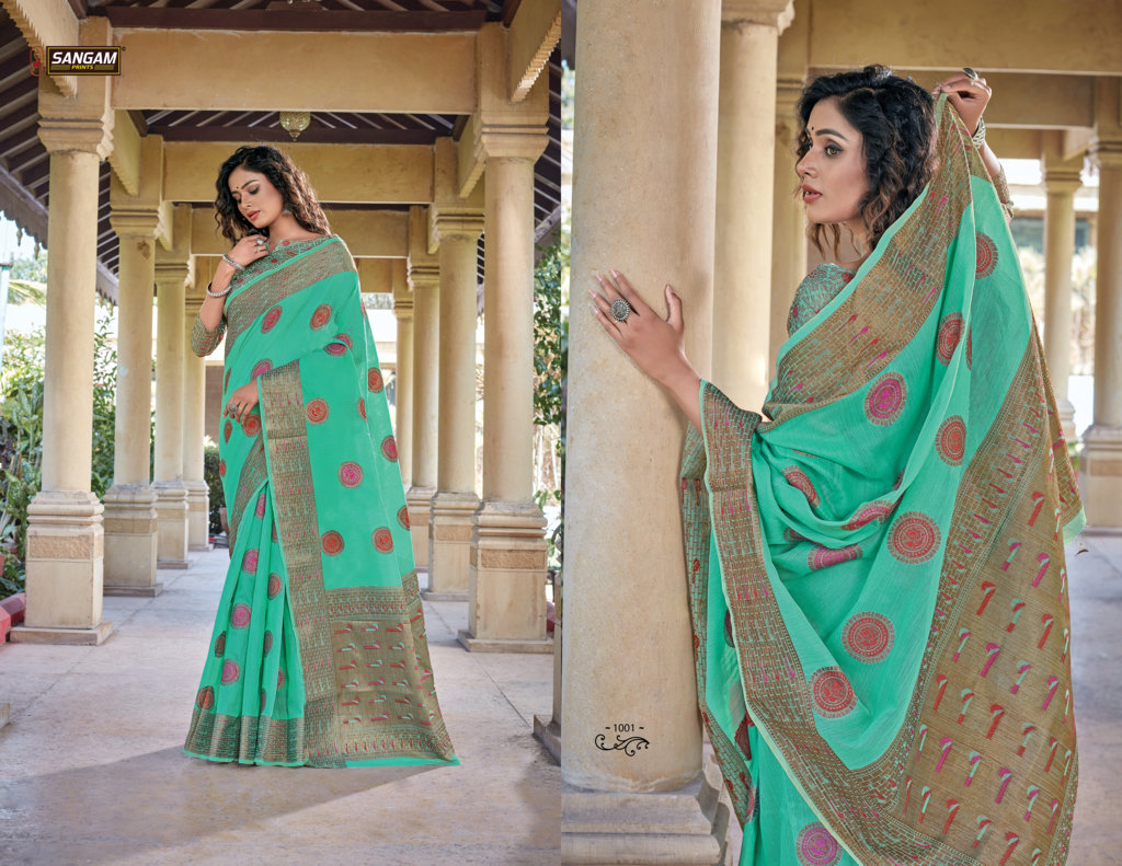 Sangam Presents Gautami Pure Handloom Cotton Sarees