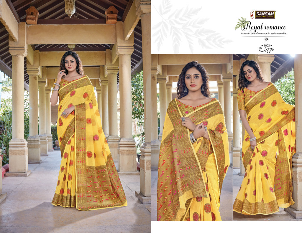 Sangam Presents Gautami Pure Handloom Cotton Sarees
