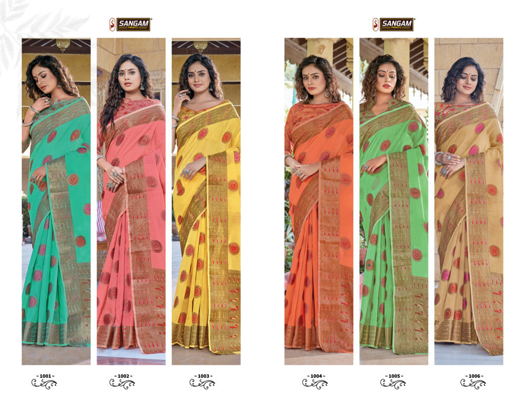 Sangam Presents Gautami Pure Handloom Cotton Sarees