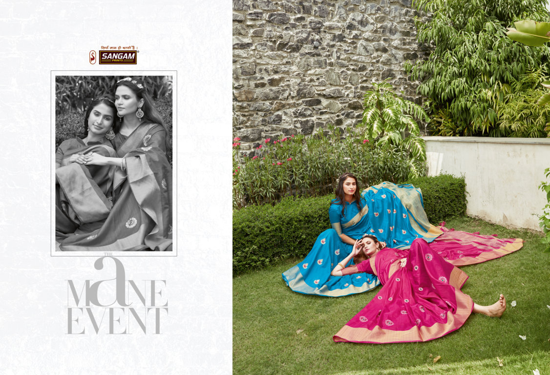Sangam Presents Padamshree Handloom Silk Sarees
