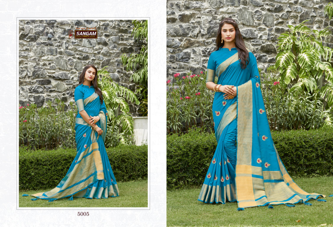 Sangam Presents Padamshree Handloom Silk Sarees