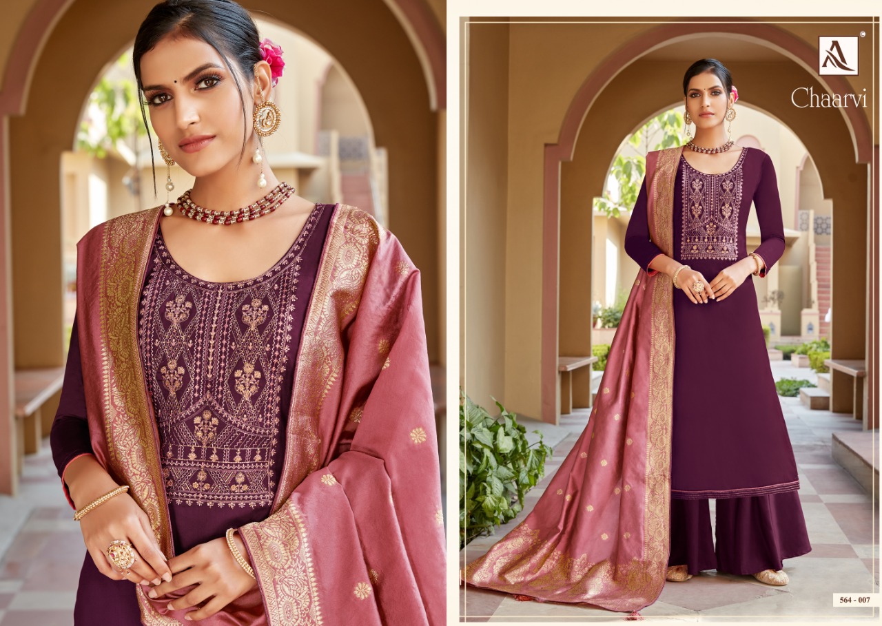 Alok Chaarvi Jam  Cotton Dress Material Shop