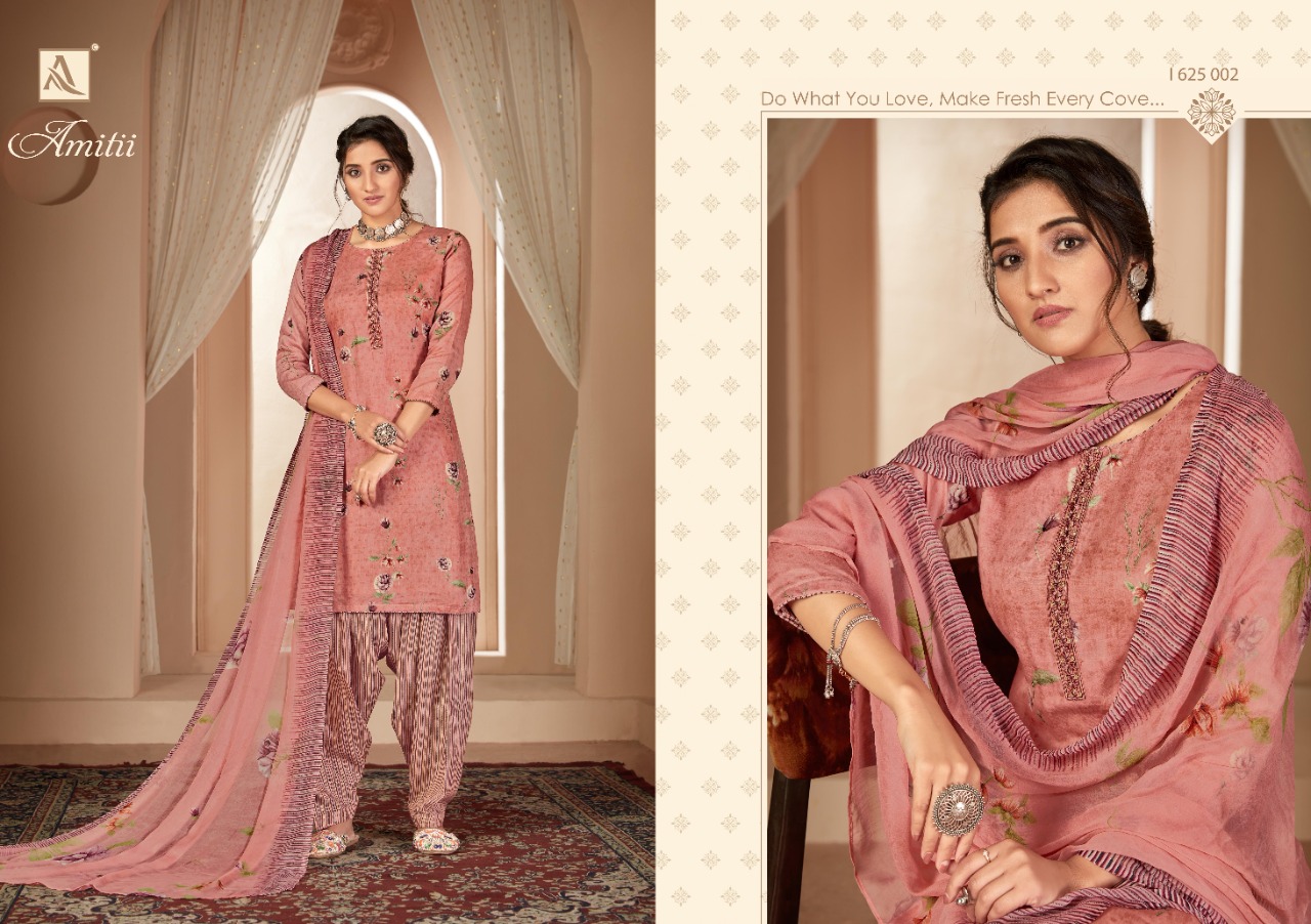 Alok Presents Amitii  Printed Dress Material