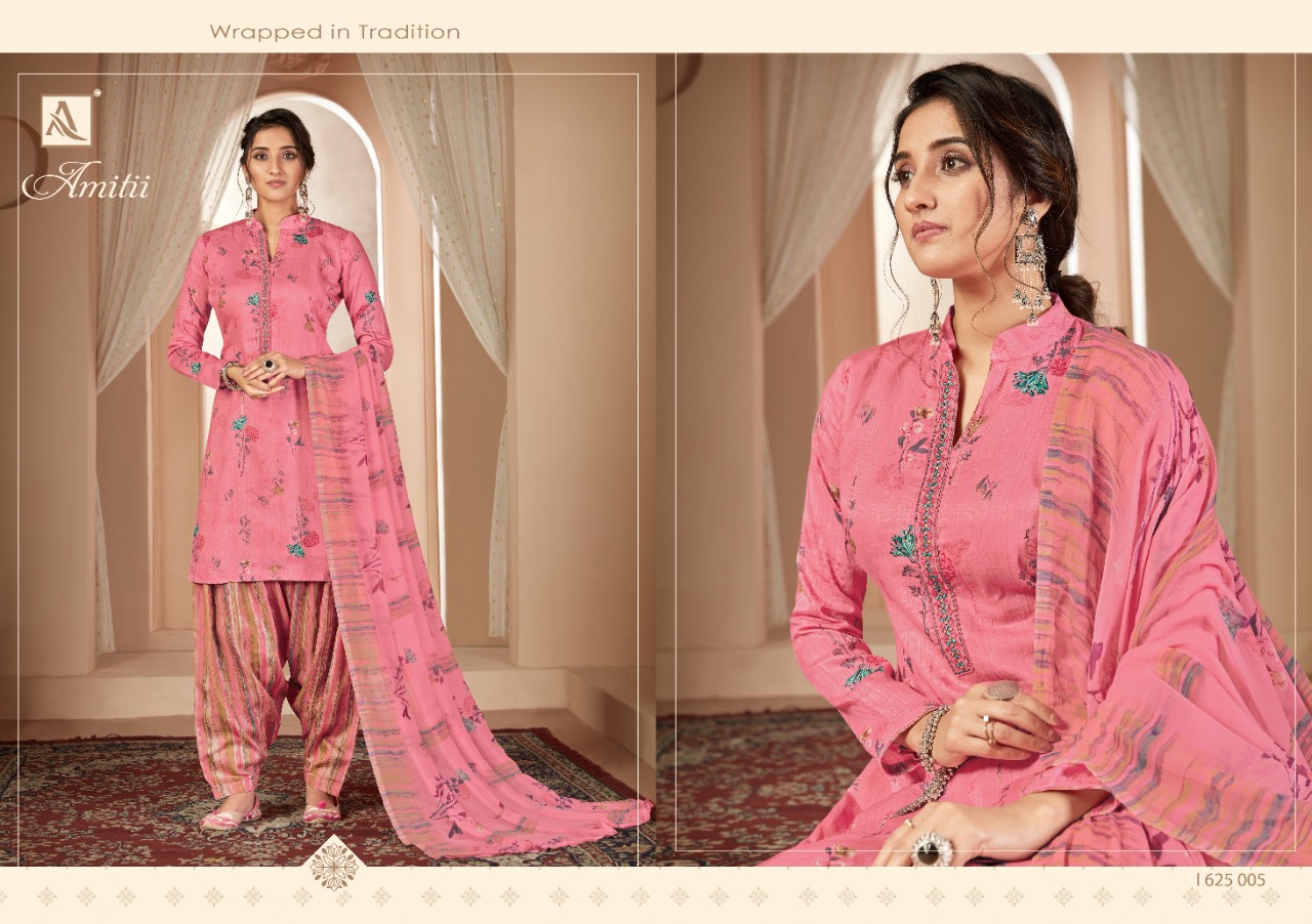 Alok Presents Amitii  Printed Dress Material