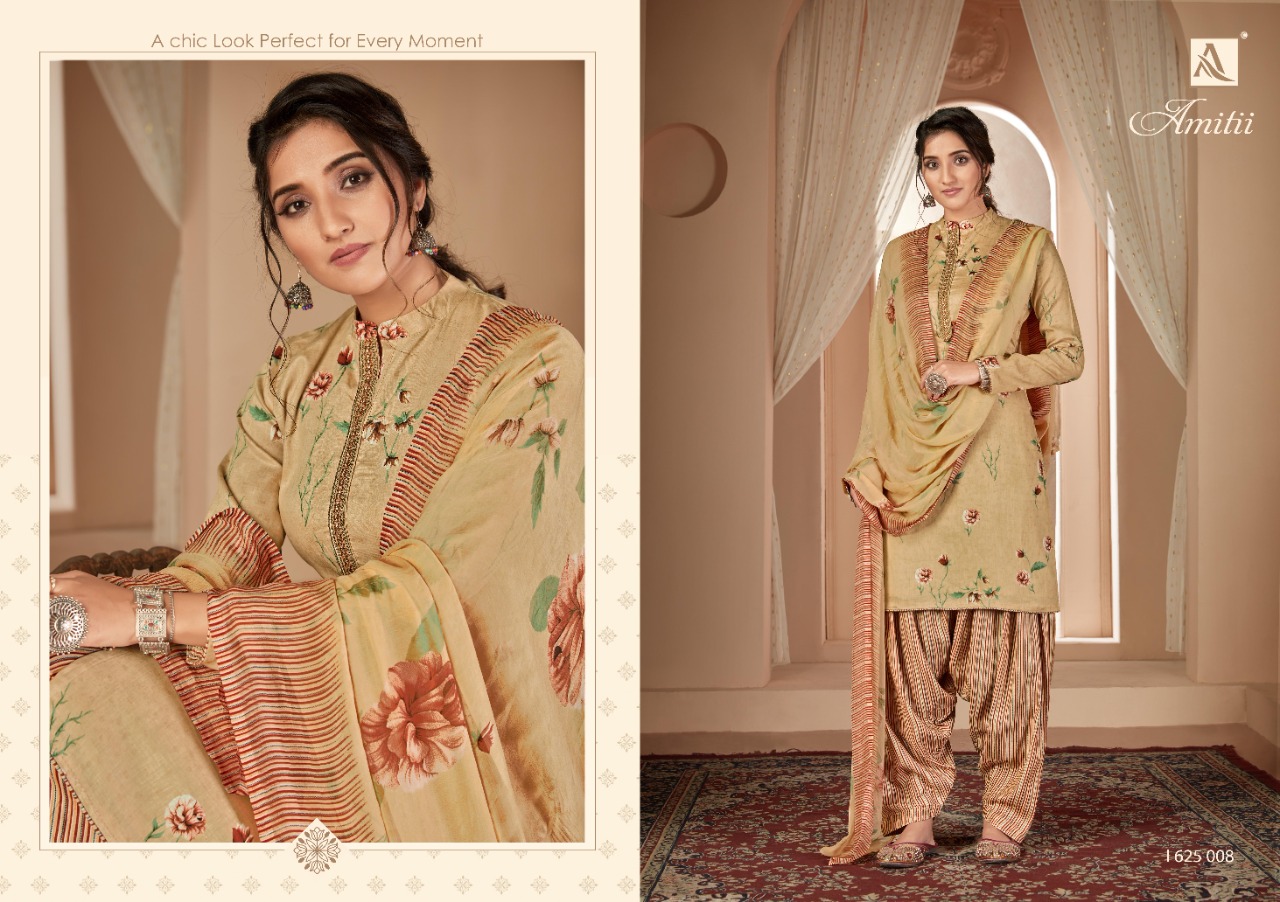 Alok Presents Amitii  Printed Dress Material