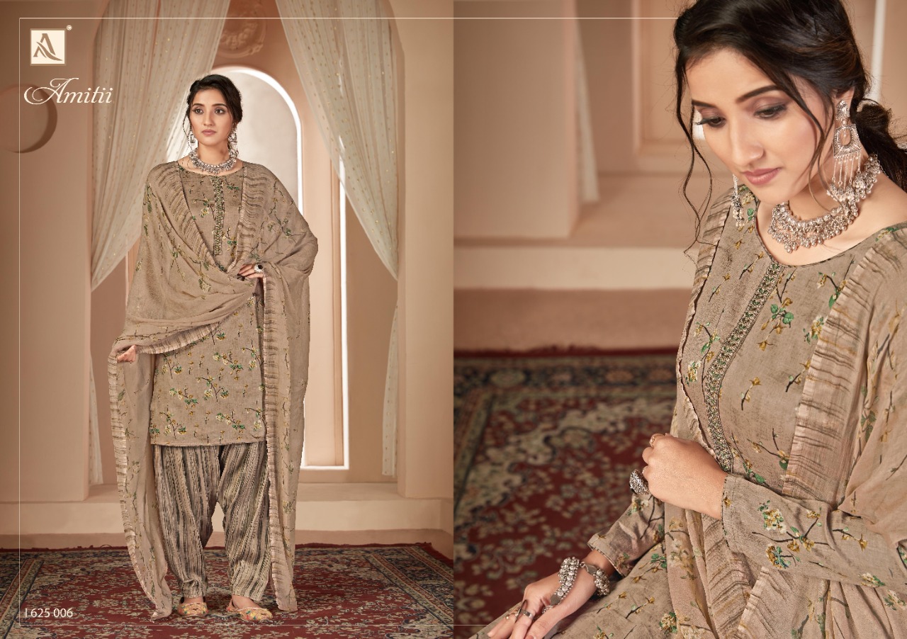 Alok Presents Amitii  Printed Dress Material
